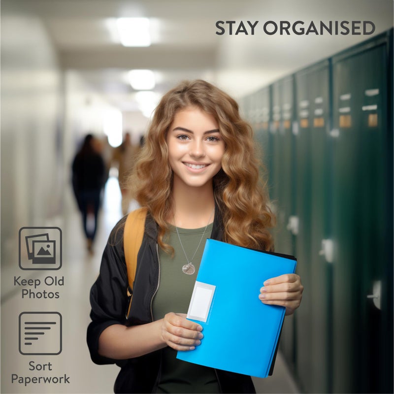 H&S 6-Pack A4 30-Pocket Display Book and Portfolio Folder â€“ Presentation and Project Organizer with Plastic Sleeves - Image 5